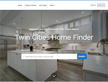 Tablet Screenshot of mytwincitieshomefinder.com
